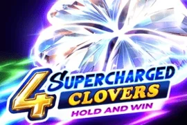 Изображение игры 4 Supercharged Clovers: Hold and Win в каталоге Olimp