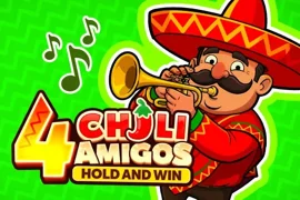 Изображение игры 4 Chili Amigos: Hold and Win в каталоге Olimp