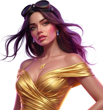 Иллюстрация: девушки в золотистом наряде