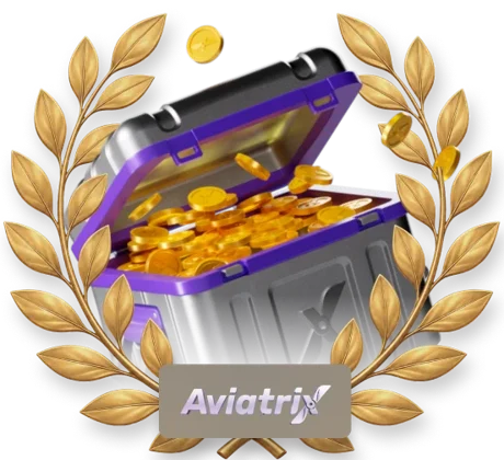 Золотой сундук на рекламном изображении Loot Boxes