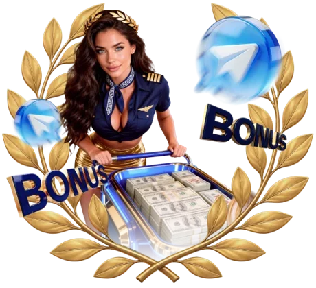 Иллюстрация девушки с планшетом для акции Telegram