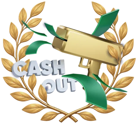 Обозначение Cash Out зелёного цвета