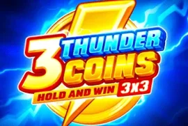 Изображение игры 3 Thunder Coins: Hold and Win в каталоге Olimp