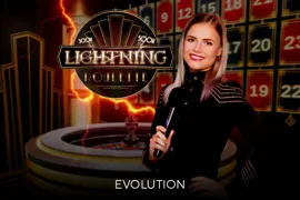 Изображение игры Lightning Roulette в каталоге Olimp